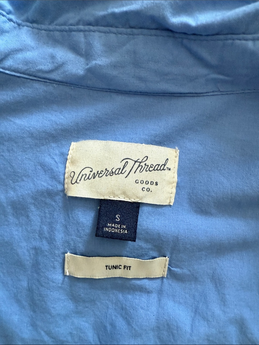 Universal Thread Light Blue Button-Down Blouse - Picture 2 of 3